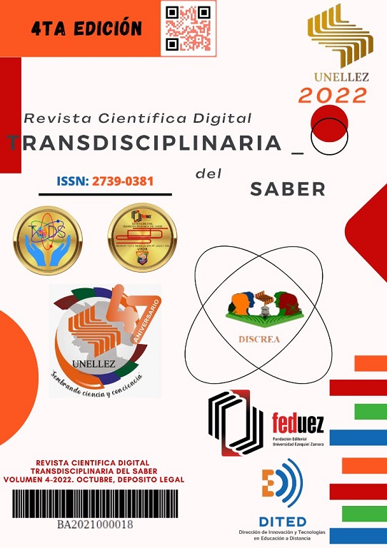 					Ver Vol. 4 (2022): Revista Transdisciplinaria del Saber
				