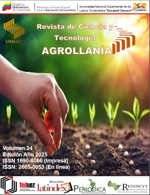 Ver Vol. 24 (2025): REVISTA DE CIENCIA Y TECNOLOGÍA AGROLLANÍA