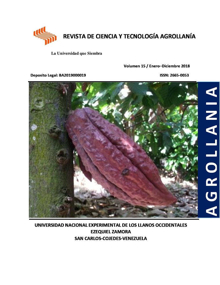 					Ver Vol. 15 (2018): REVISTA DE CIENCIA Y TECNOLOGÍA AGROLLANIA
				